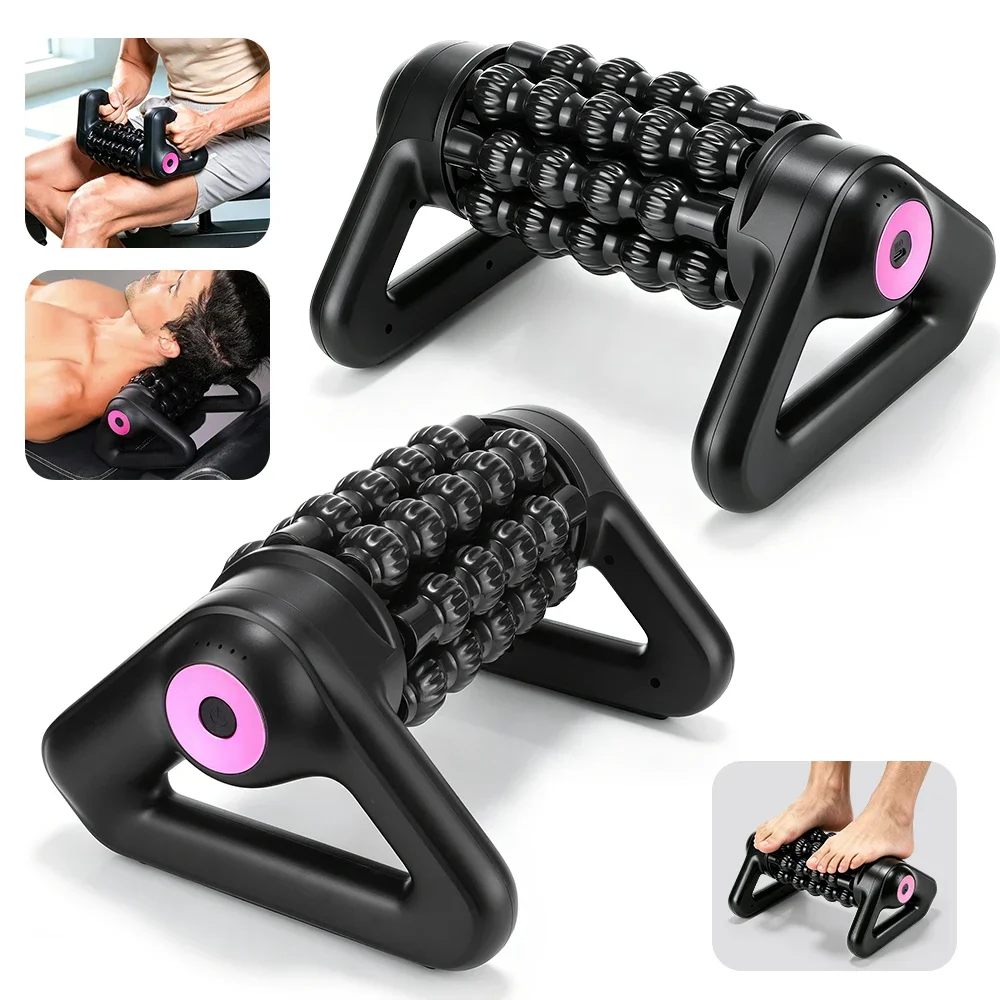 Vibrating Foam Roller - Elektryczny wibrujący wałek do masażu, 5-biegowy