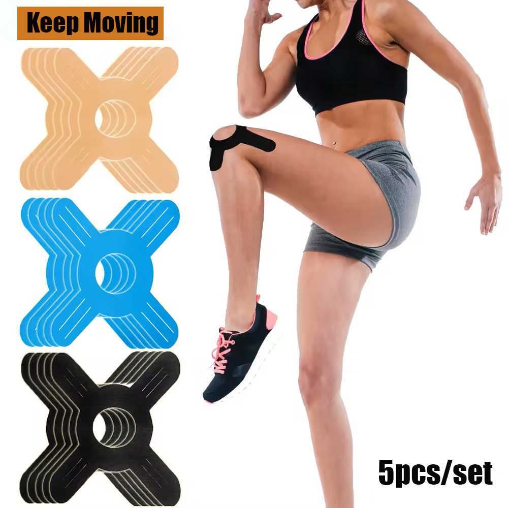 Sports Taping Precut - 5 sztuk wstępnie przyciętej taśmy kinezjologicznej