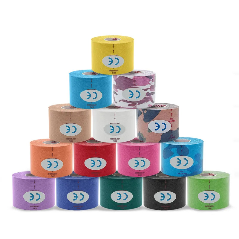 Sports Taping Precut - 1/6 szt. Sportowe Wodoodporne Taśmy Kinezjologiczne
