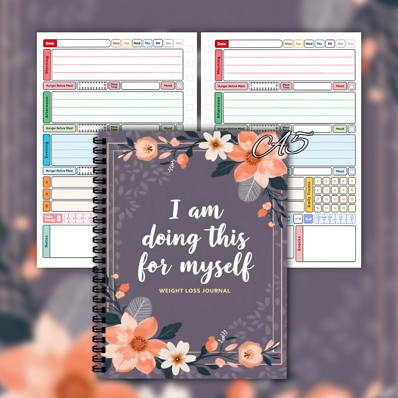 Dziennik odchudzania A5, dzien – Fitness Journal Planner recenzja i cena
