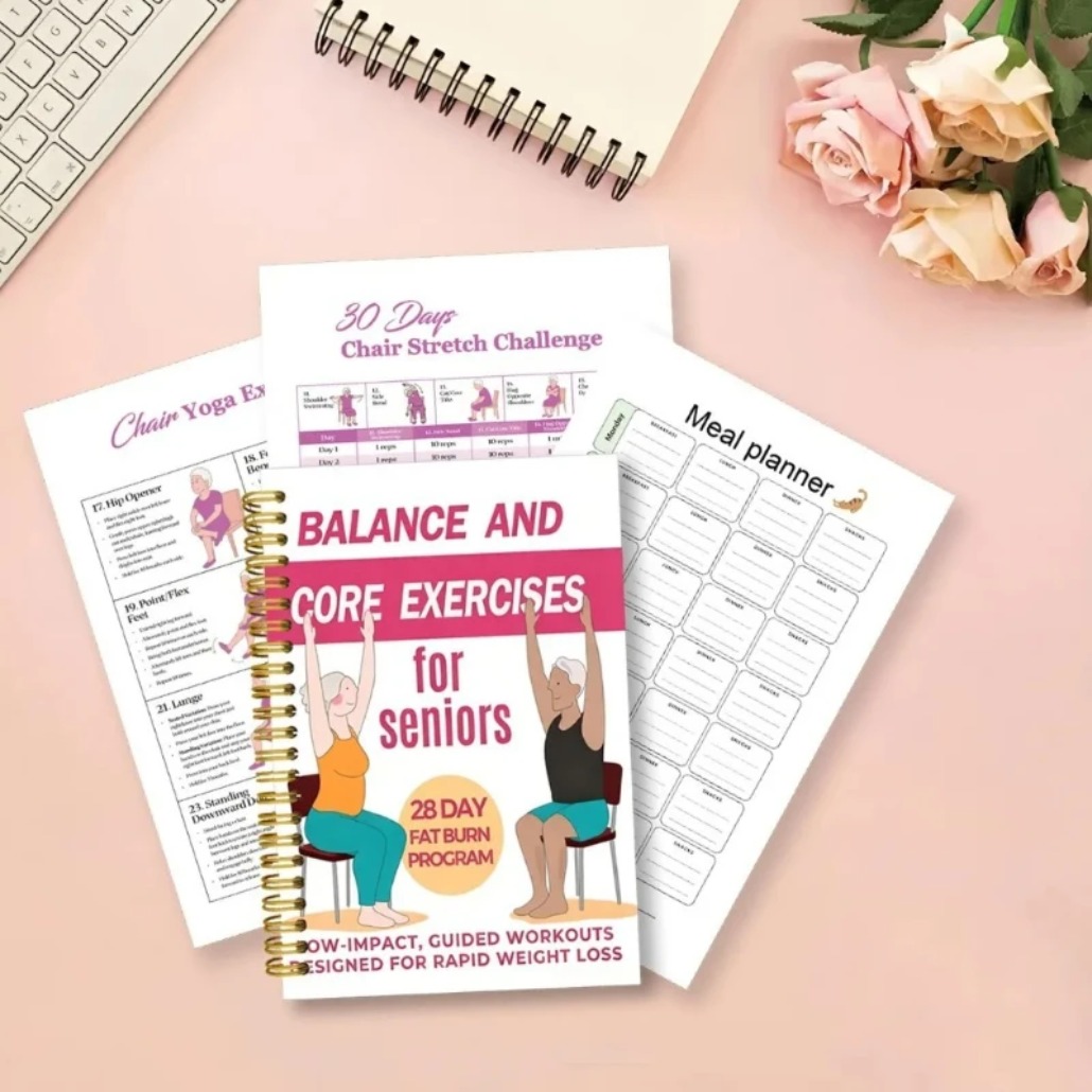 Notatnik do ćwiczeń jogi siedz – Fitness Journal Planner recenzja i cena