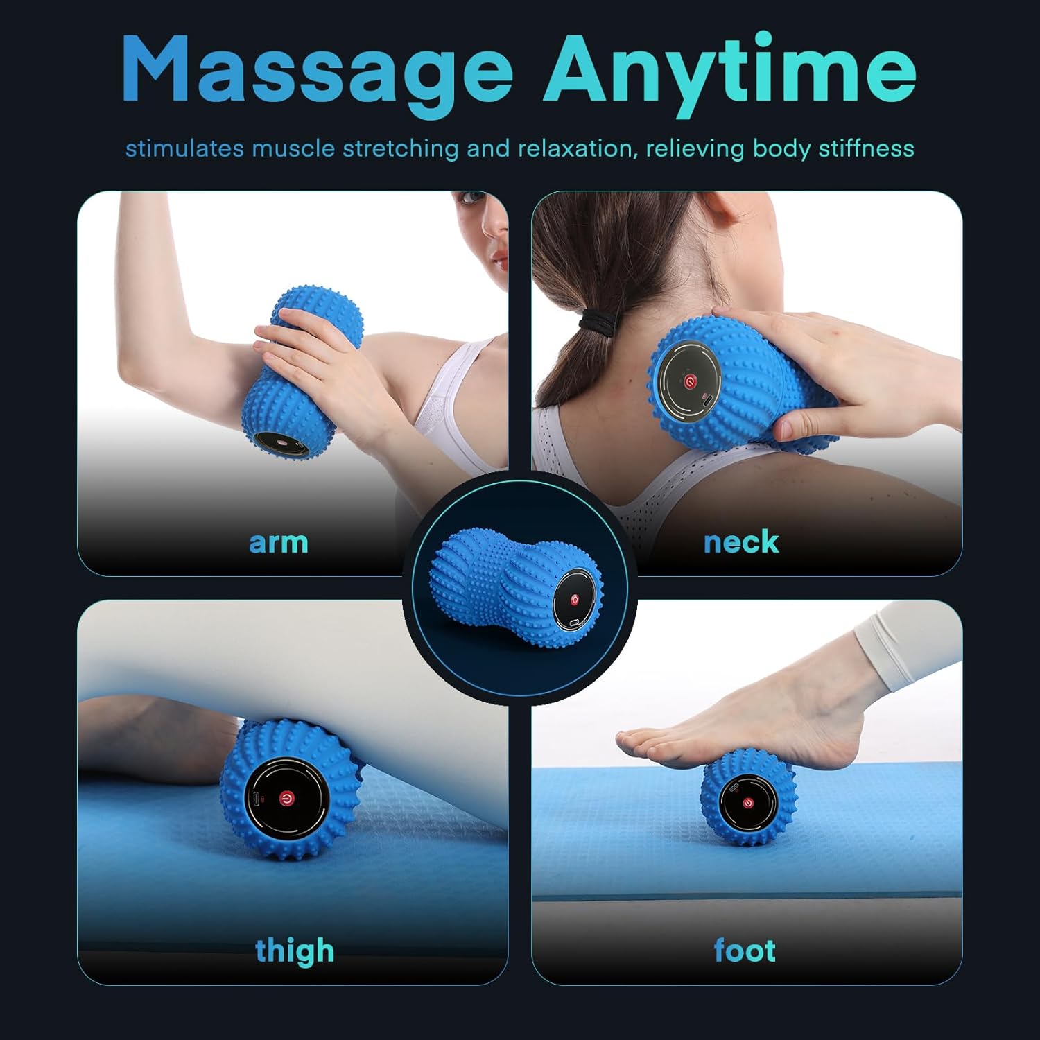 Wibrująca piłka do masażu w ks – Vibrating Foam Roller recenzja i cena