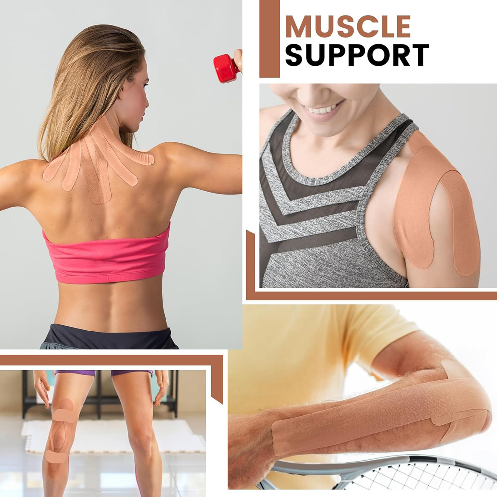 Taśma kinezjologiczna 5 rolek  – Sports Taping Precut recenzja i cena