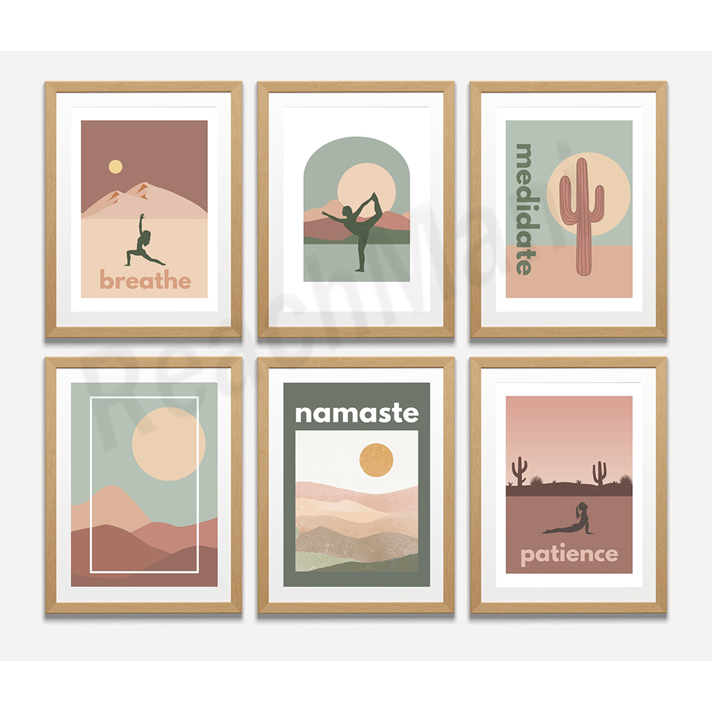 Plakat Mindfulness Safe Space  – Health Wellness Poster recenzja i cena