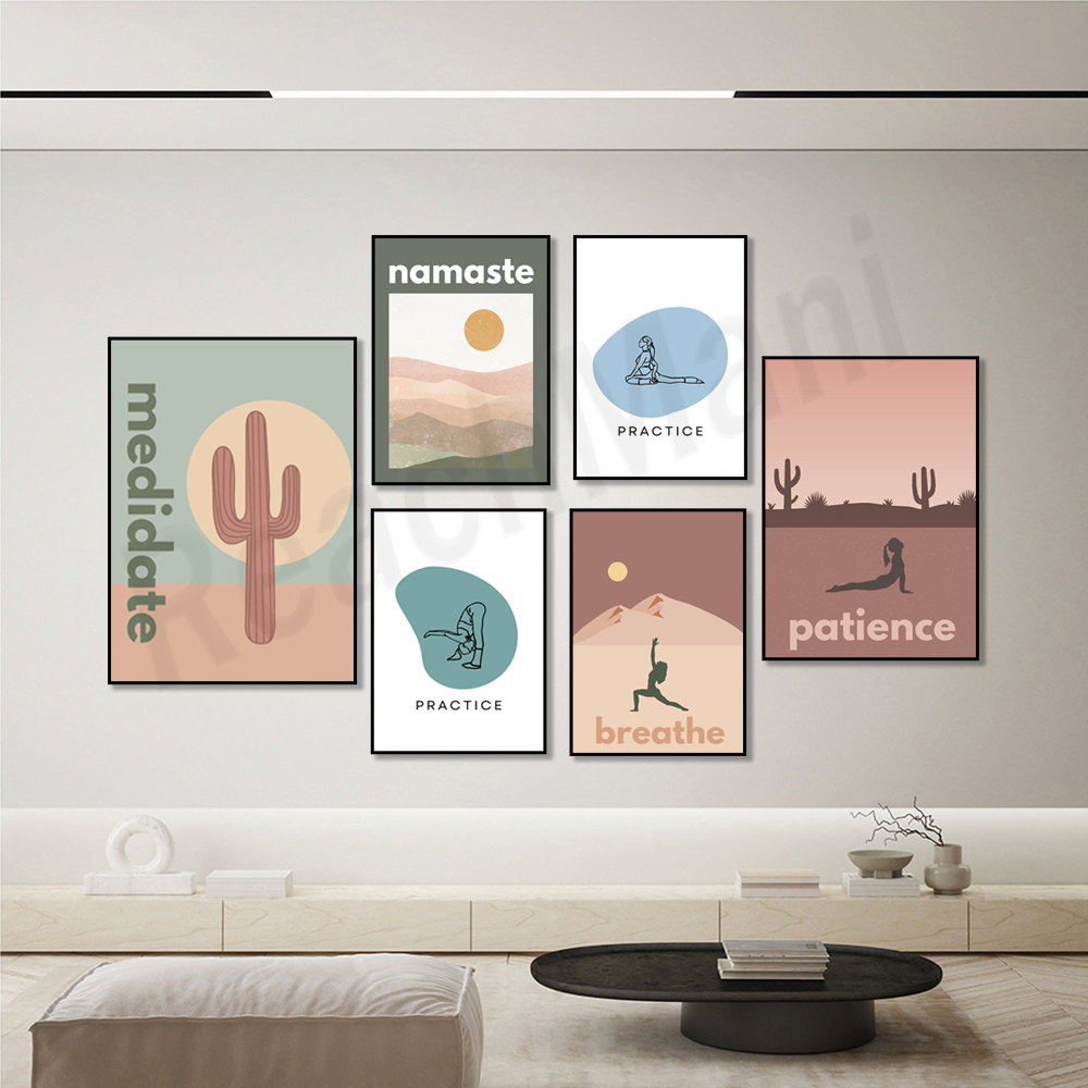 Plakat Mindfulness Safe Space  – Health Wellness Poster recenzja i cena