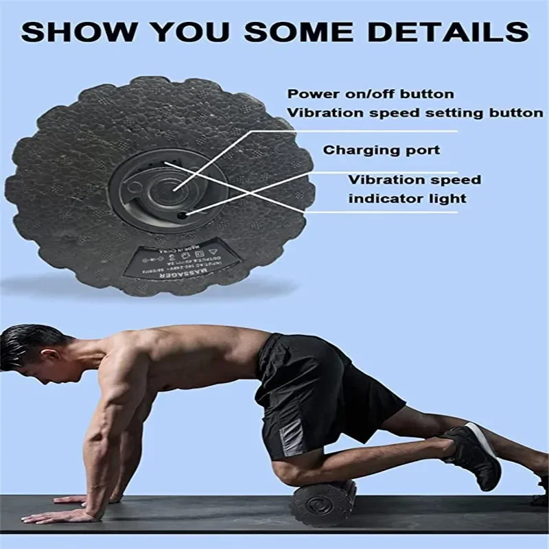 4-biegowa wibracyjna elektrycz – Vibrating Foam Roller recenzja i cena