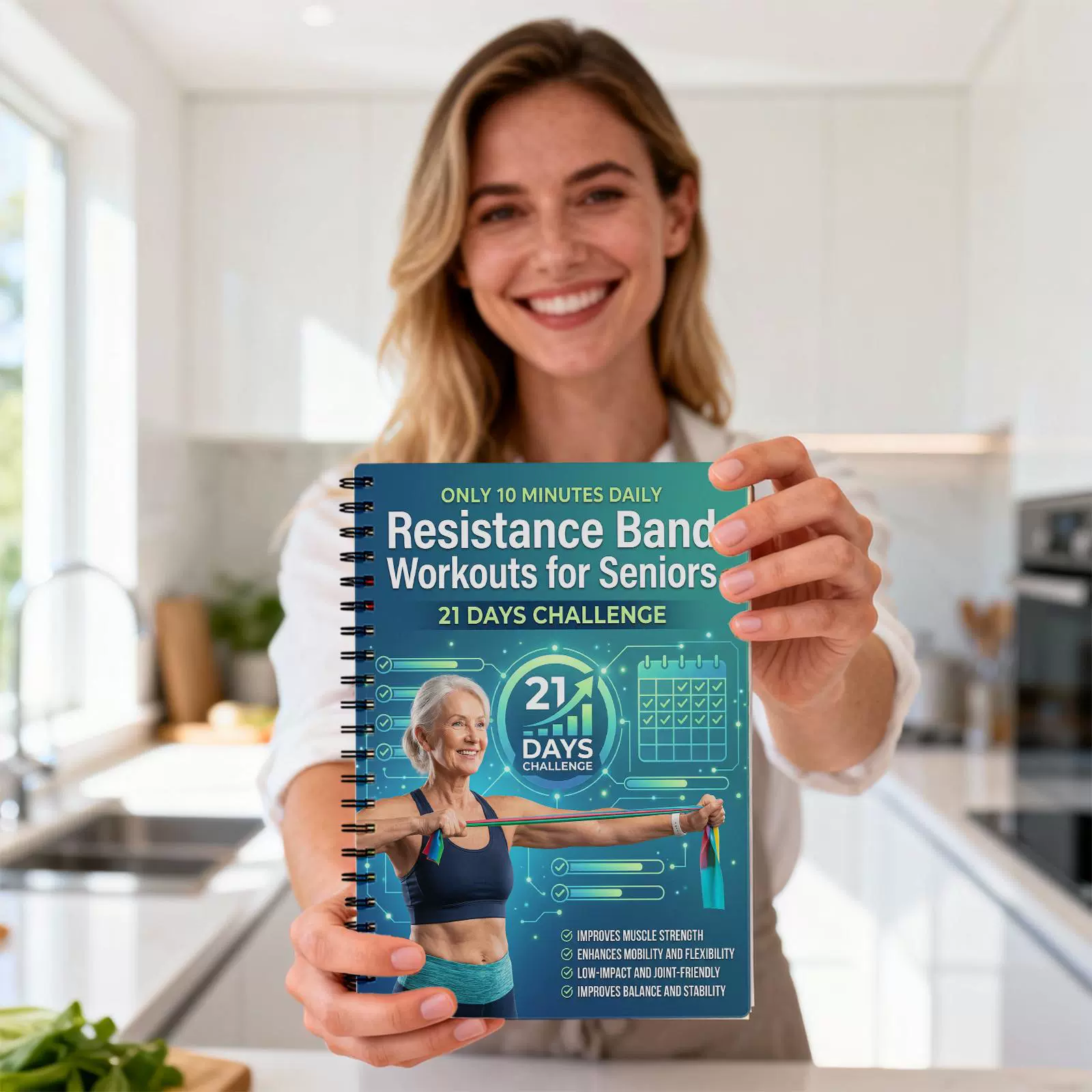 Treningi z taśmami oporowymi d – Fitness Journal Planner recenzja i cena
