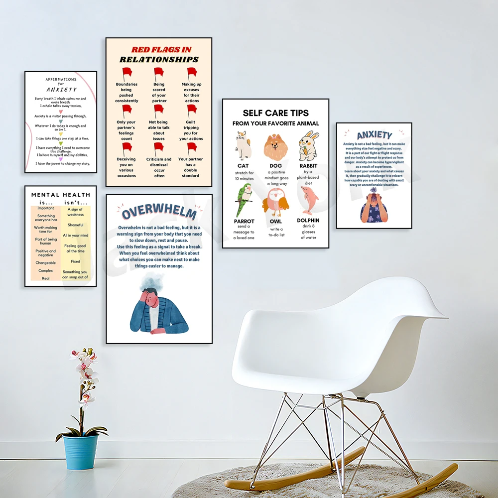 Digital Poster, Self Love, Sel – Health Wellness Poster recenzja i cena