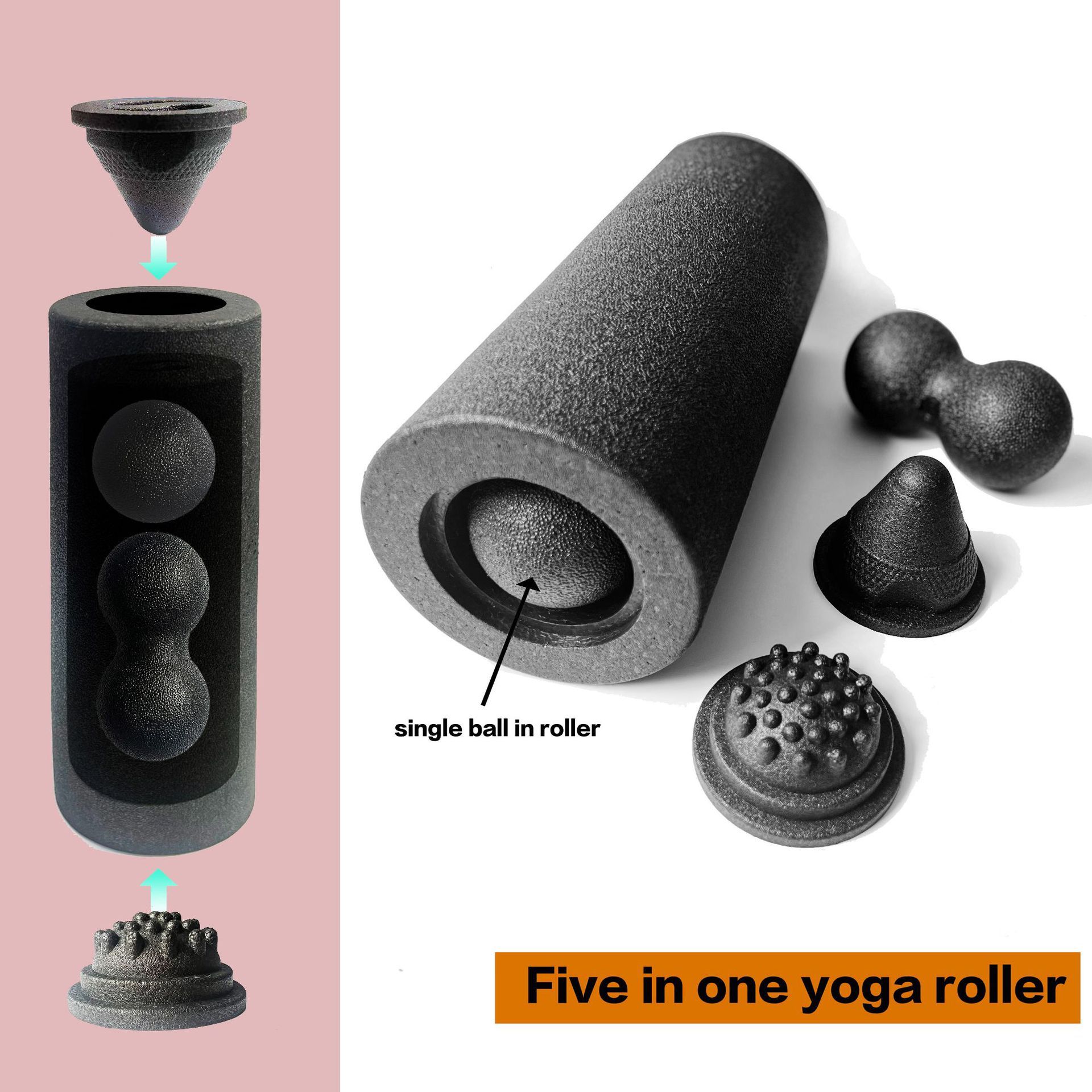 Zestaw do masażu powięzi 5 w 1 – Vibrating Foam Roller recenzja i cena