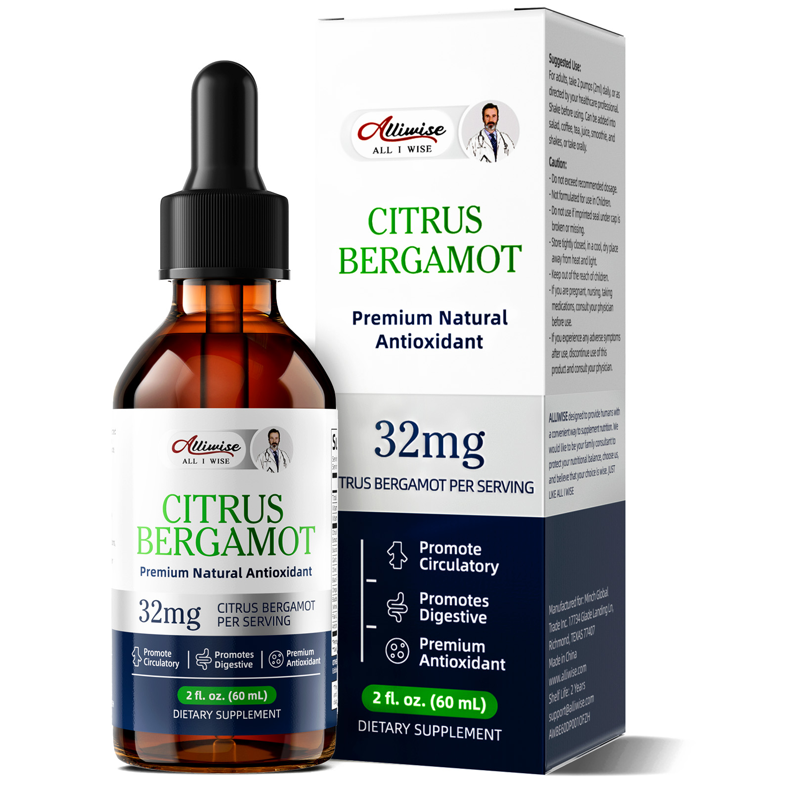 Krople z ekstraktem z bergamot – Health With Wellness recenzja i cena